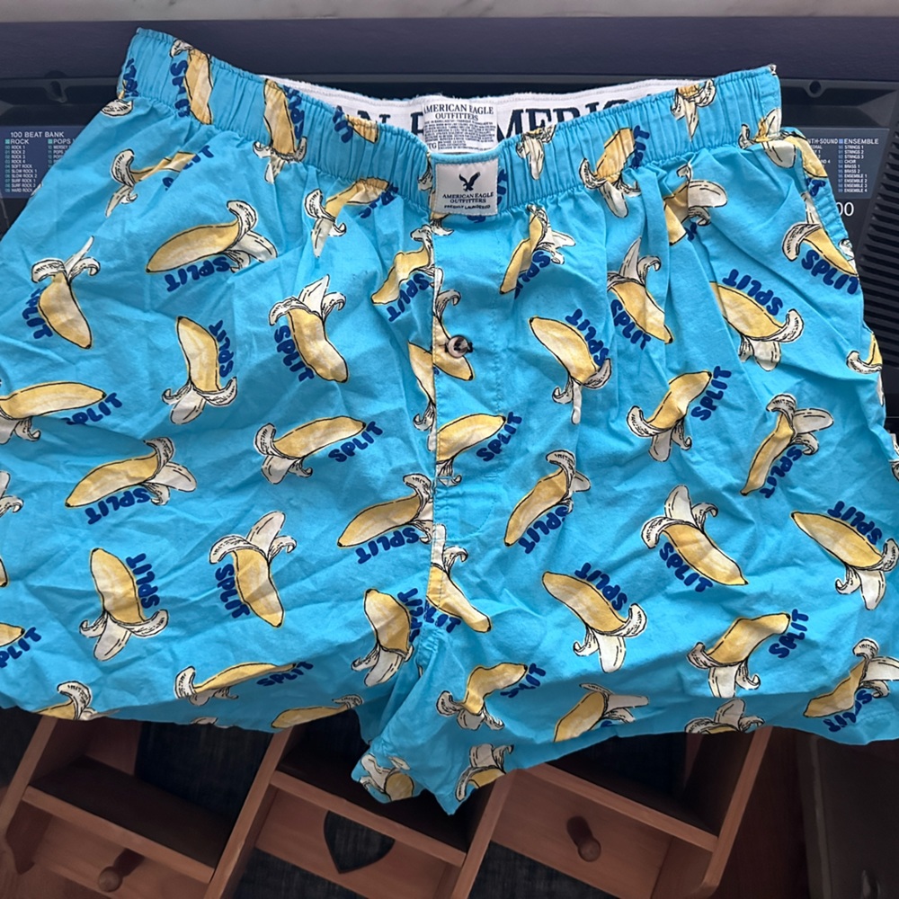 Very fun American Eagle boxers like brand new.